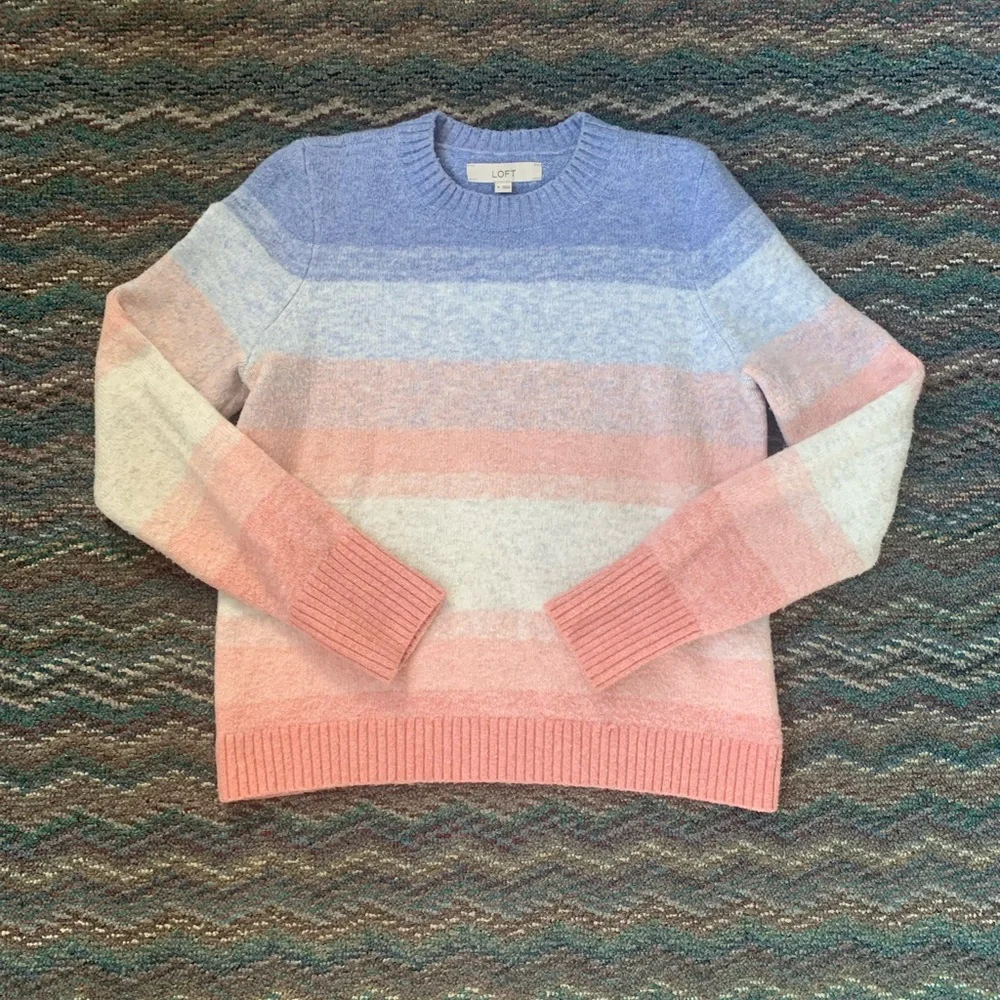 LOFT Pastel Sweater - Picture 3 of 5